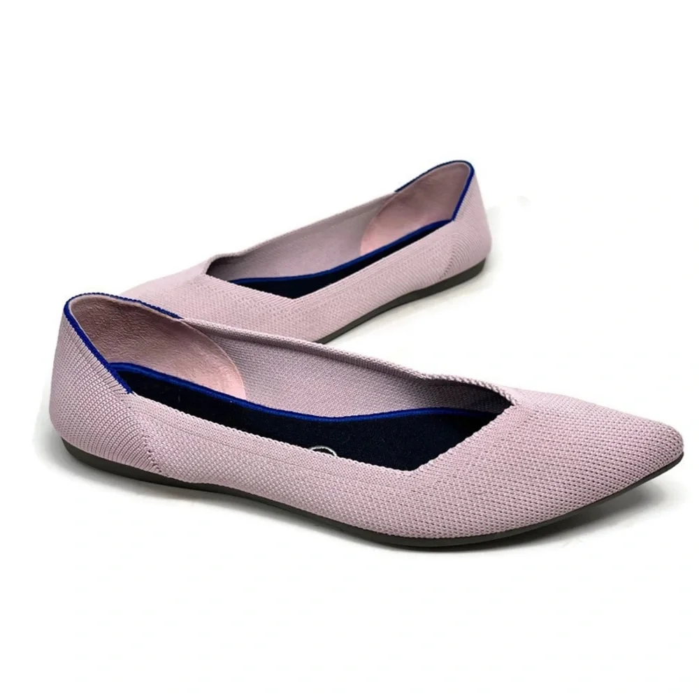 Rothy's The Point Petal Pink Solid Flat Size 8.5 - Picture 4 of 8